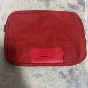 Salvatore Ferragamo Bold Red Toiletry Bag
